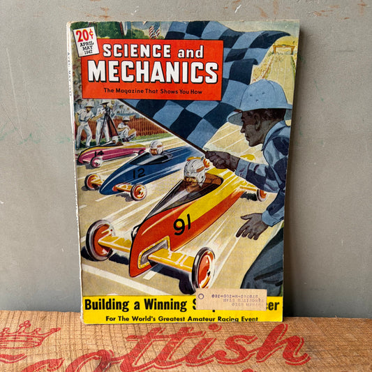 【USA vintage】Science and Mechanics Magazine  1947/April,May