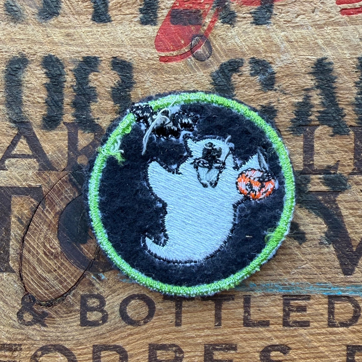 【USA vintage】Halloween Ghost Patch