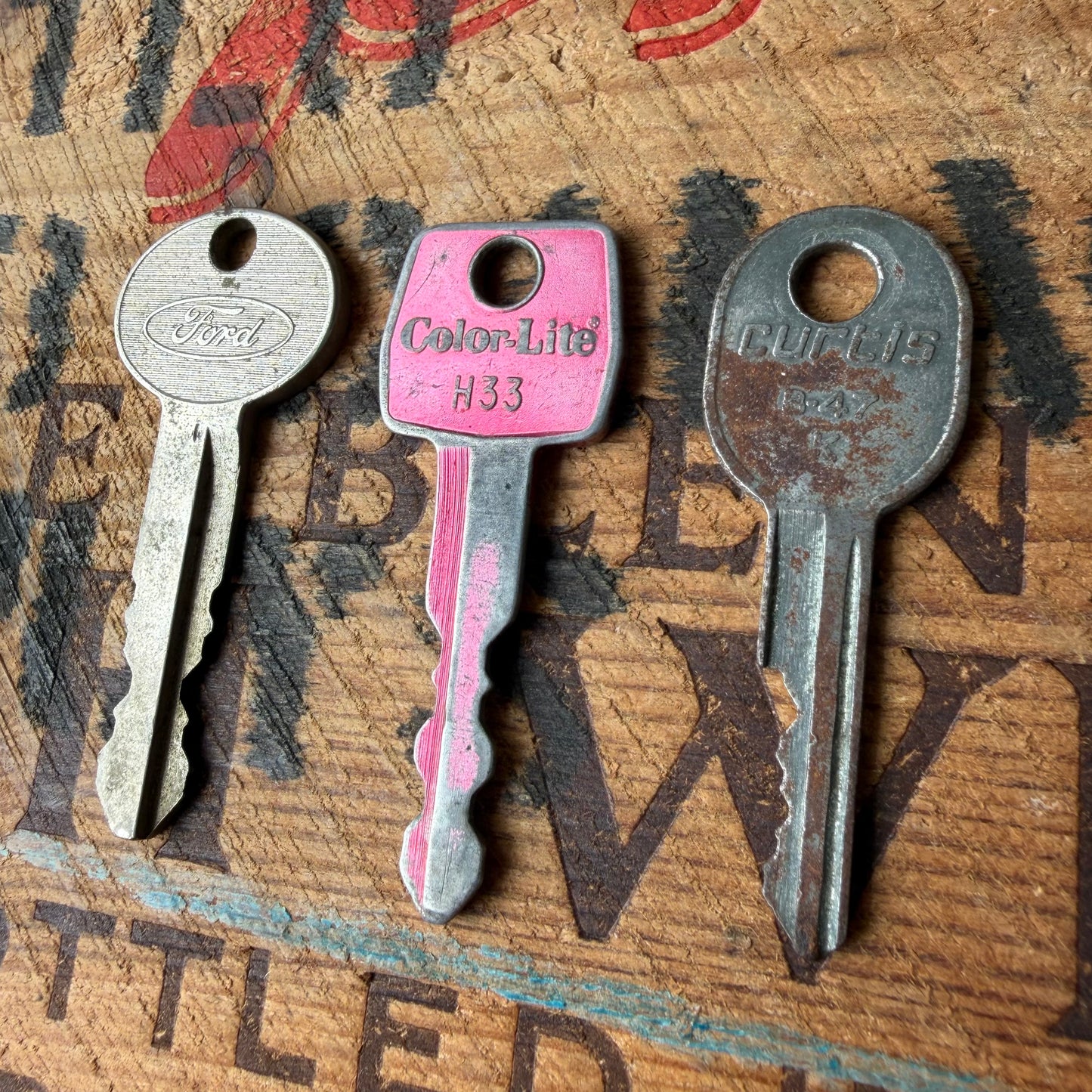 【USA vintage】key set classic cars