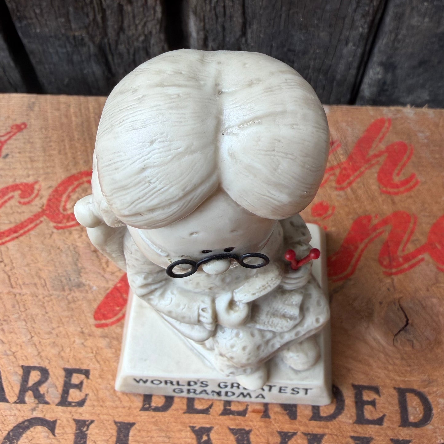 【1970 USA vintage】Message Doll World’s Greatest Grandma