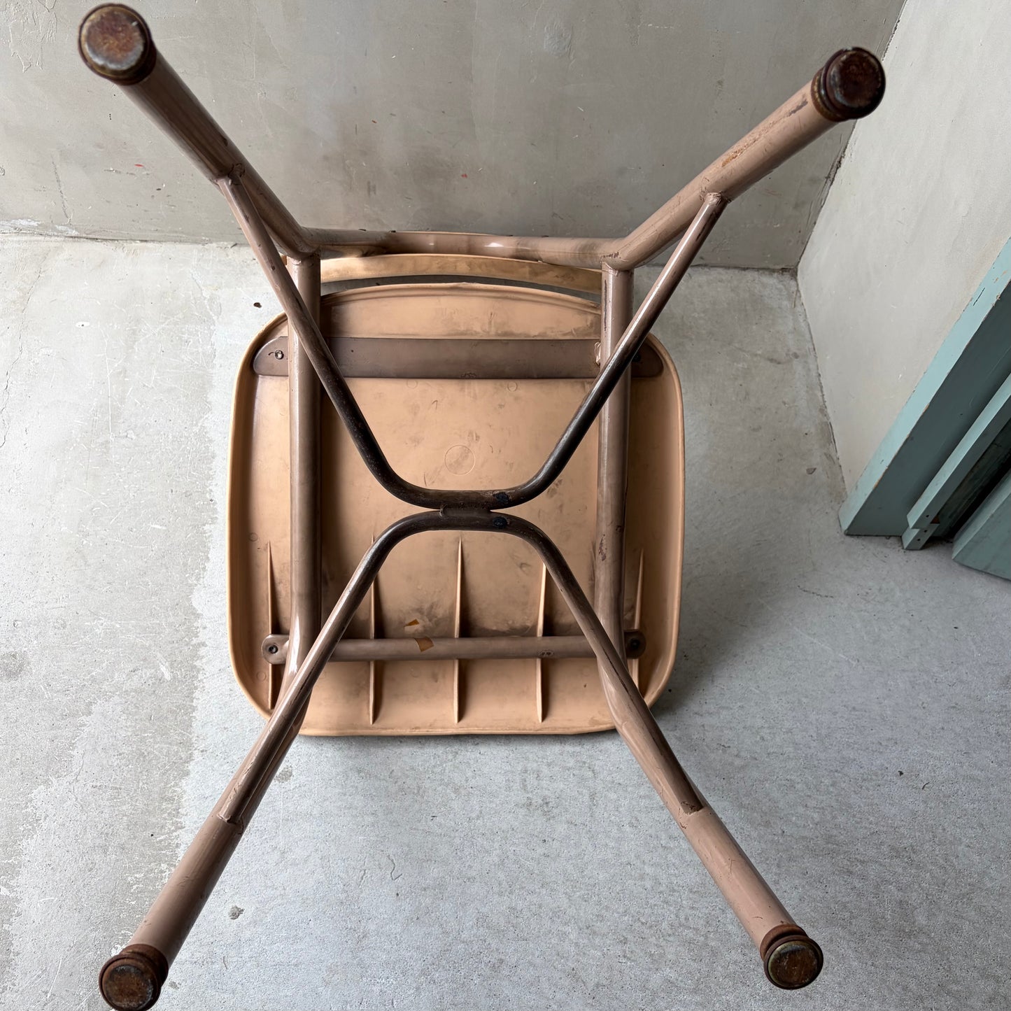 【USA vintage】60-70’s School Chair Ivory