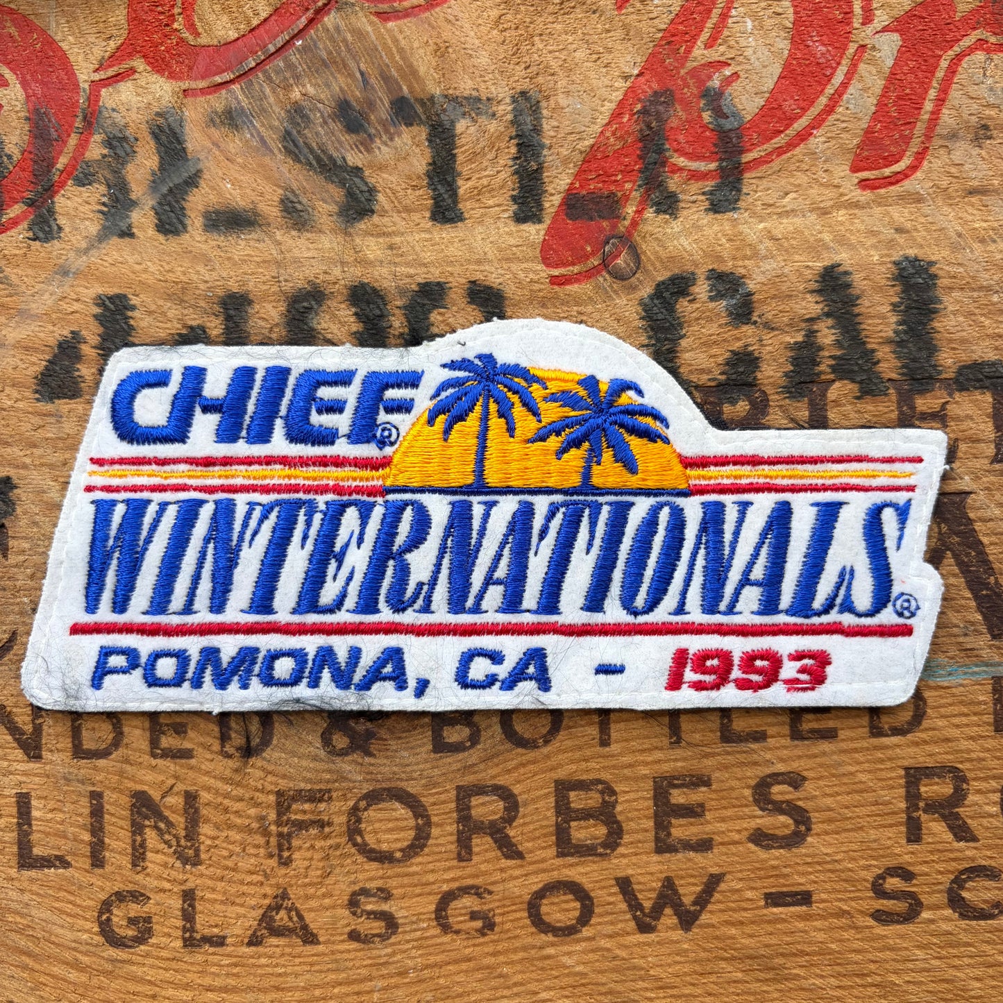 【USA vintage】Chief Winternationals NHRA Patch