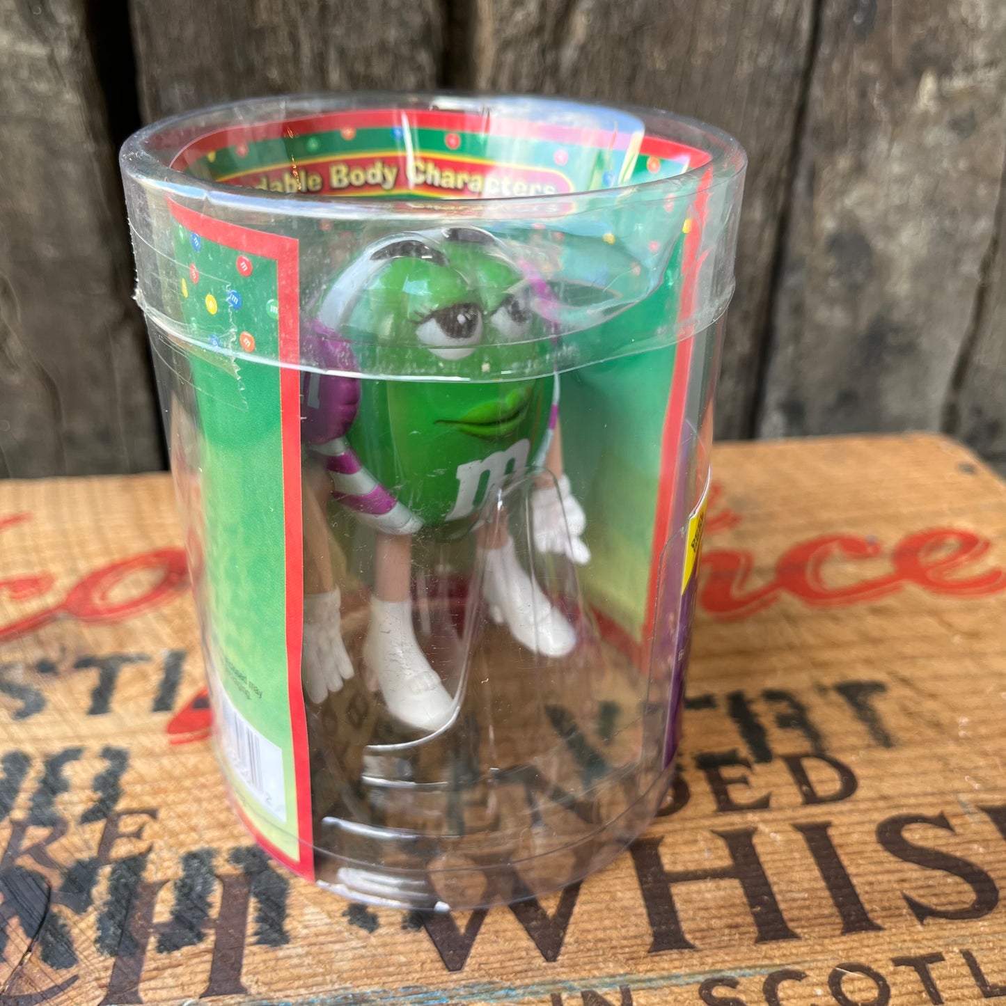 【USA】M&M's bendable body characters GRERN figure