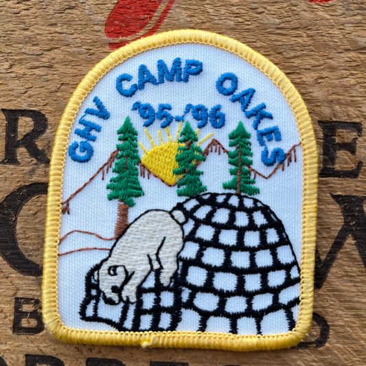 【USA vintage】Boy Scout Patch CAMP OAKES