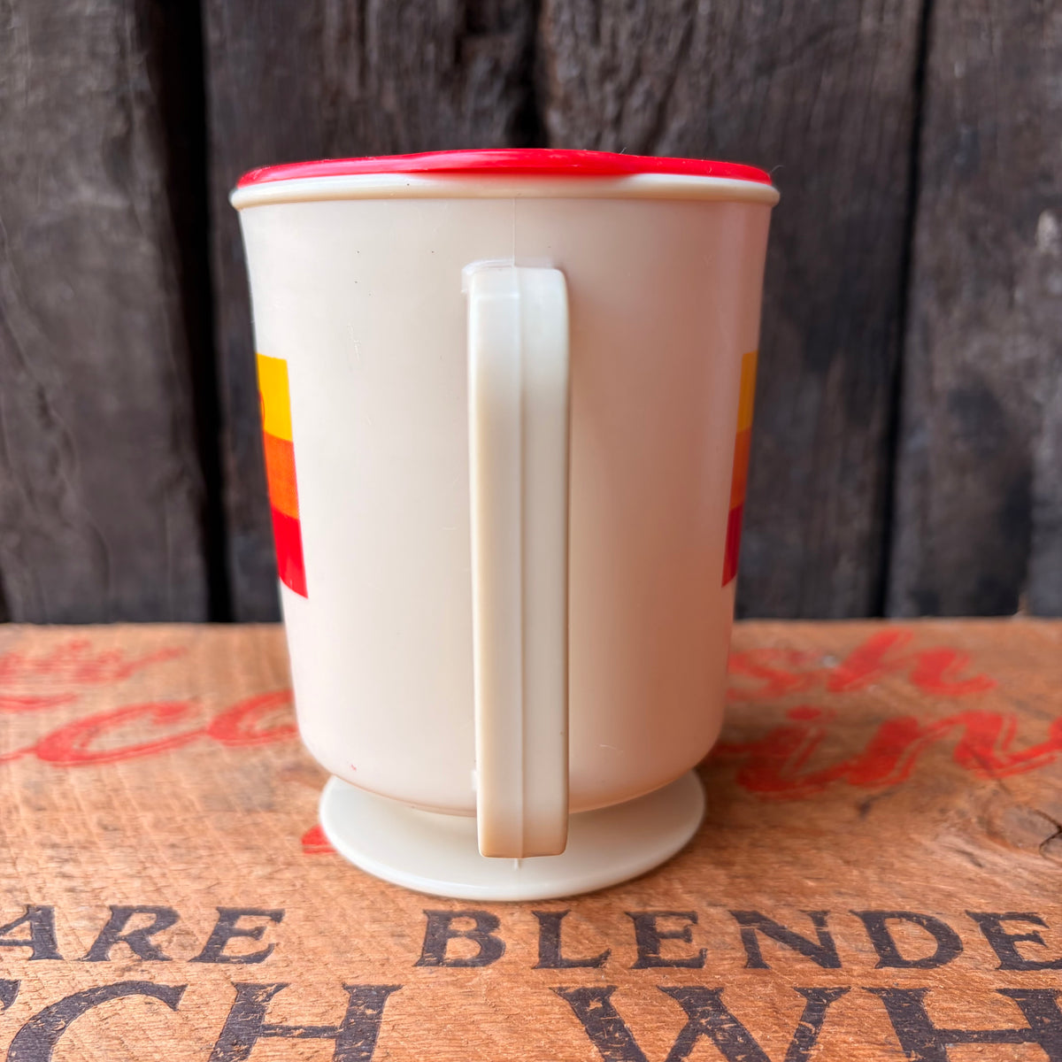 【USA vintage】Carl's Jr. Star Logo Plastic Mug