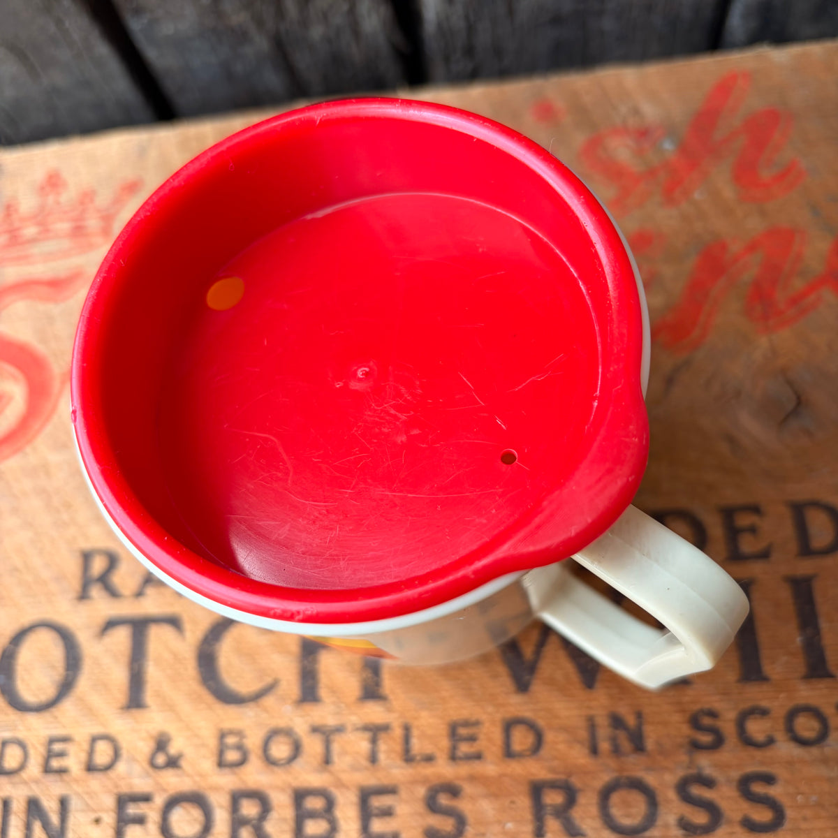 【USA vintage】Carl's Jr. Star Logo Plastic Mug