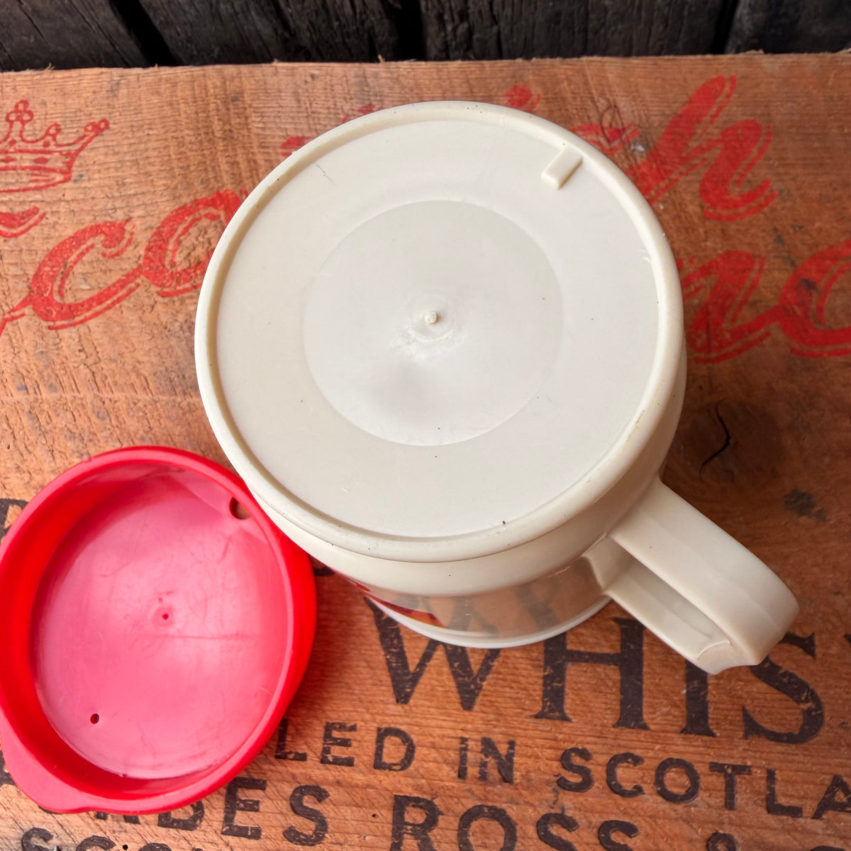 【USA vintage】Carl's Jr. Star Logo Plastic Mug