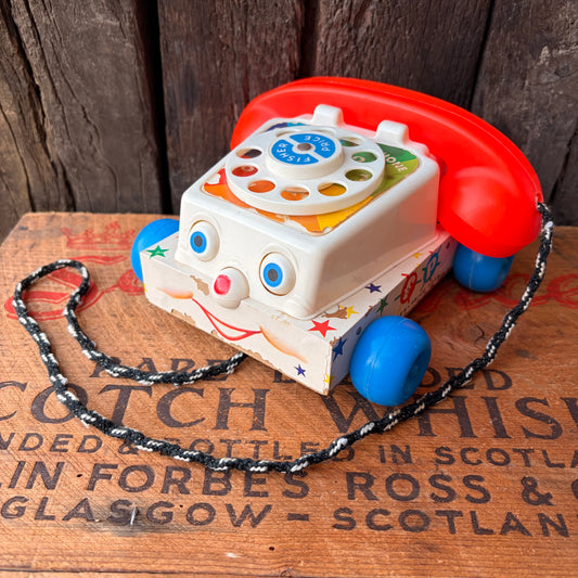 【1960s USA vintage】Fisher-Price Chatter Telephone #747