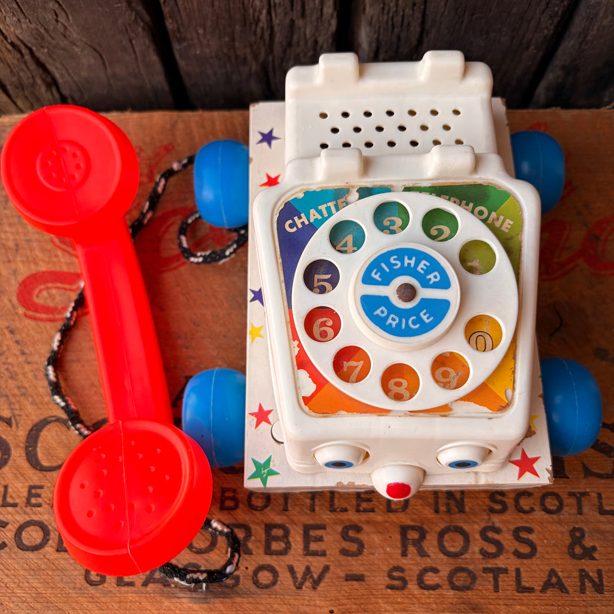 【1960s USA vintage】Fisher-Price Chatter Telephone #747