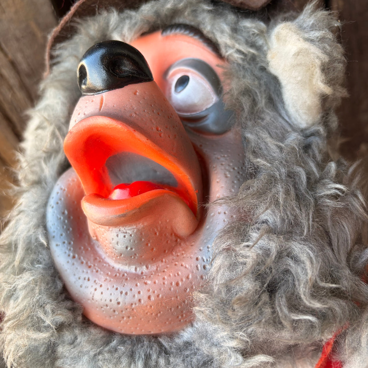 【1970s USA vintage】California Stuffed Toys Disney Big Al Rubber Face Plush Doll