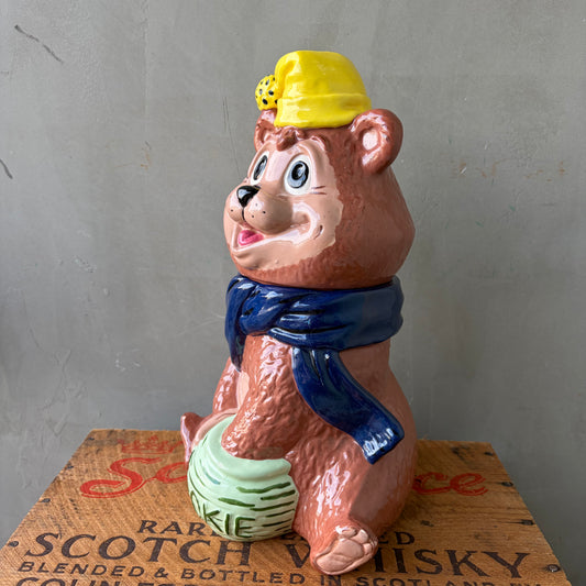 【’78 USA vintage】Teddy Bear Cookie Jar
