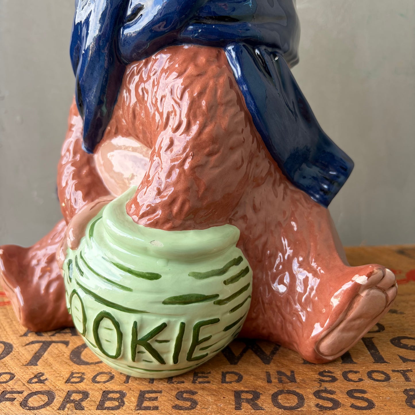 【’78 USA vintage】Teddy Bear Cookie Jar
