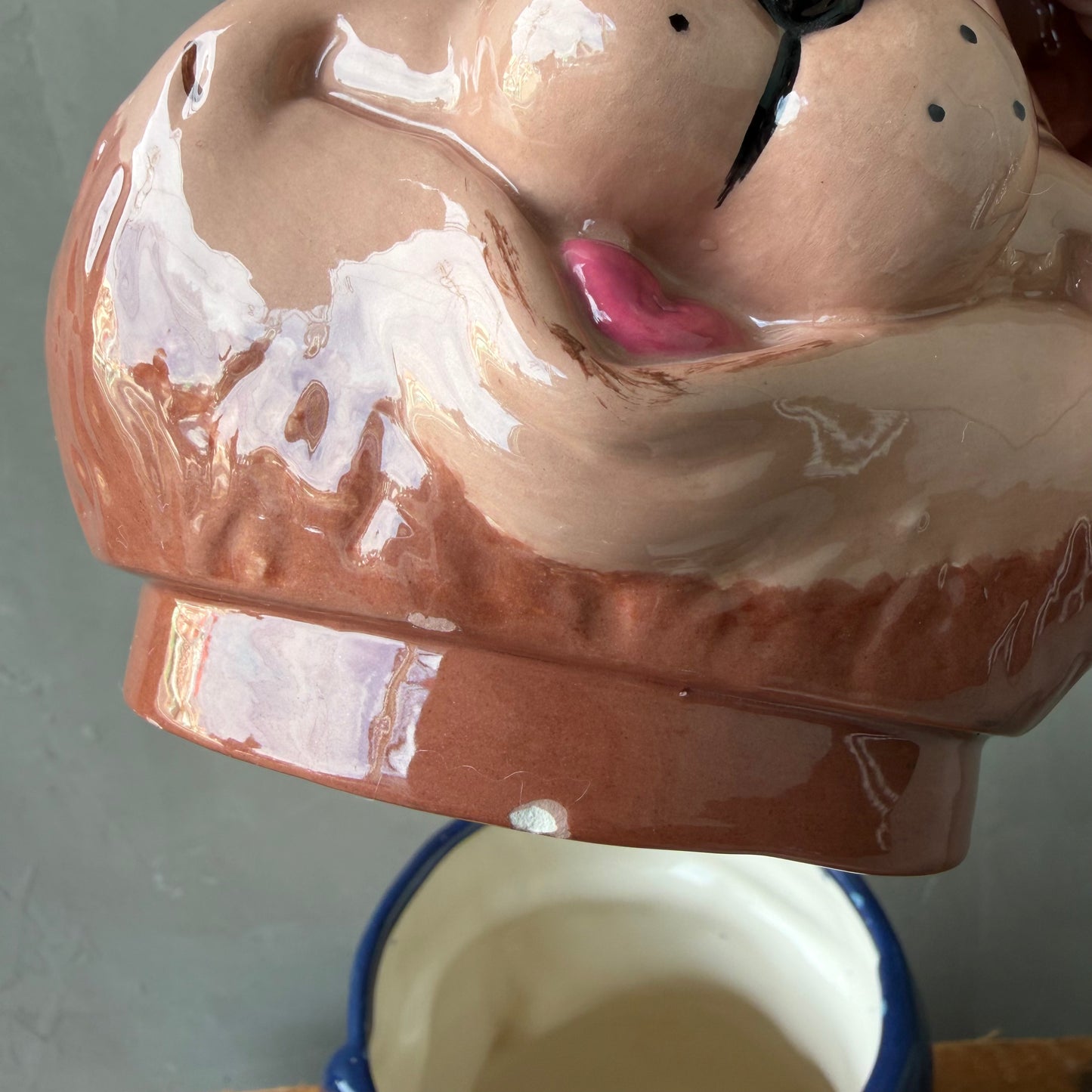 【’78 USA vintage】Teddy Bear Cookie Jar