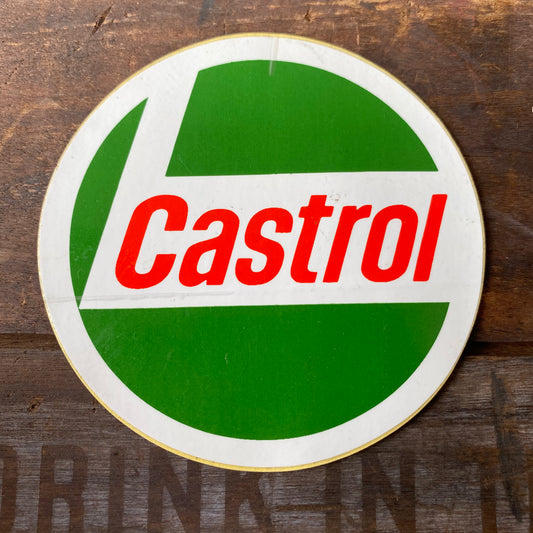 【vintage】 CASTROL カストロール 当時物 ステッカー