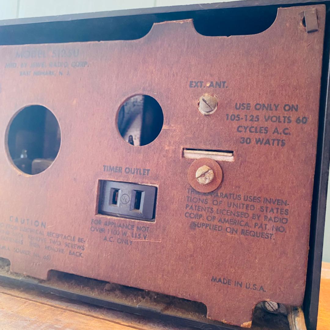 【USA vintage】JEWEL 時計 ラジオ