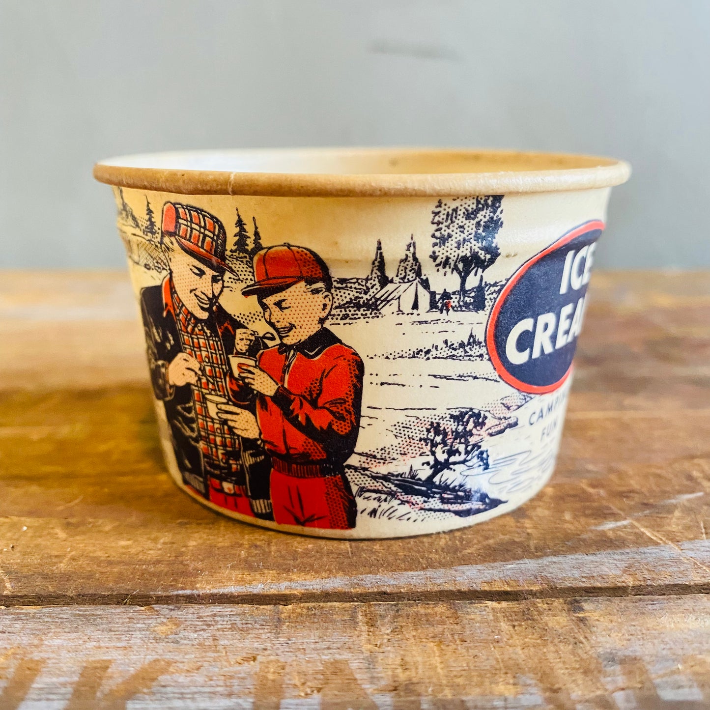 【USA vintage】 ice cream cup アイスクリームカップ2