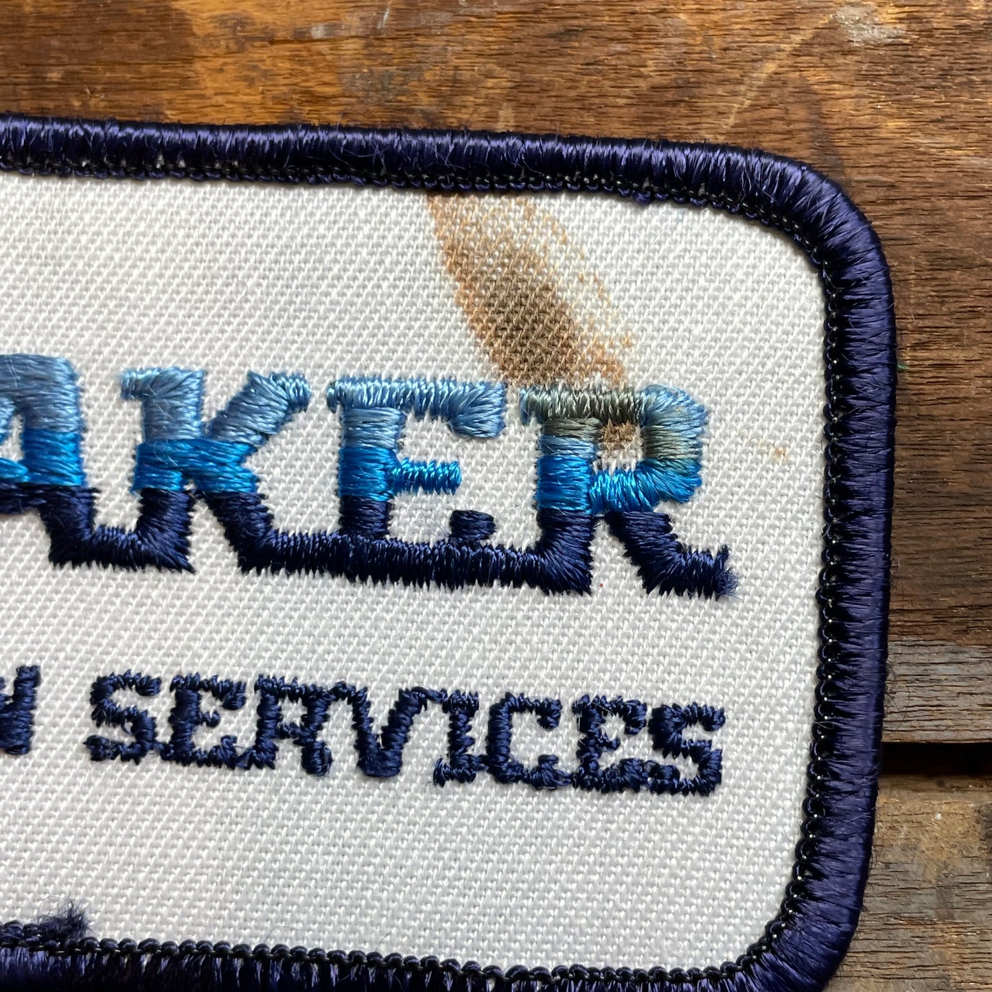 【USA vintage】ワッペン　BAKER PRODUCTION SERVICES