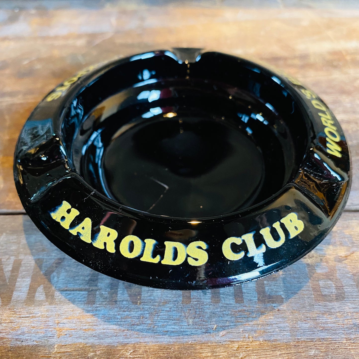 【1950s-1970s USA vintage】HAROLDS CLUB アドバタイジング 灰皿