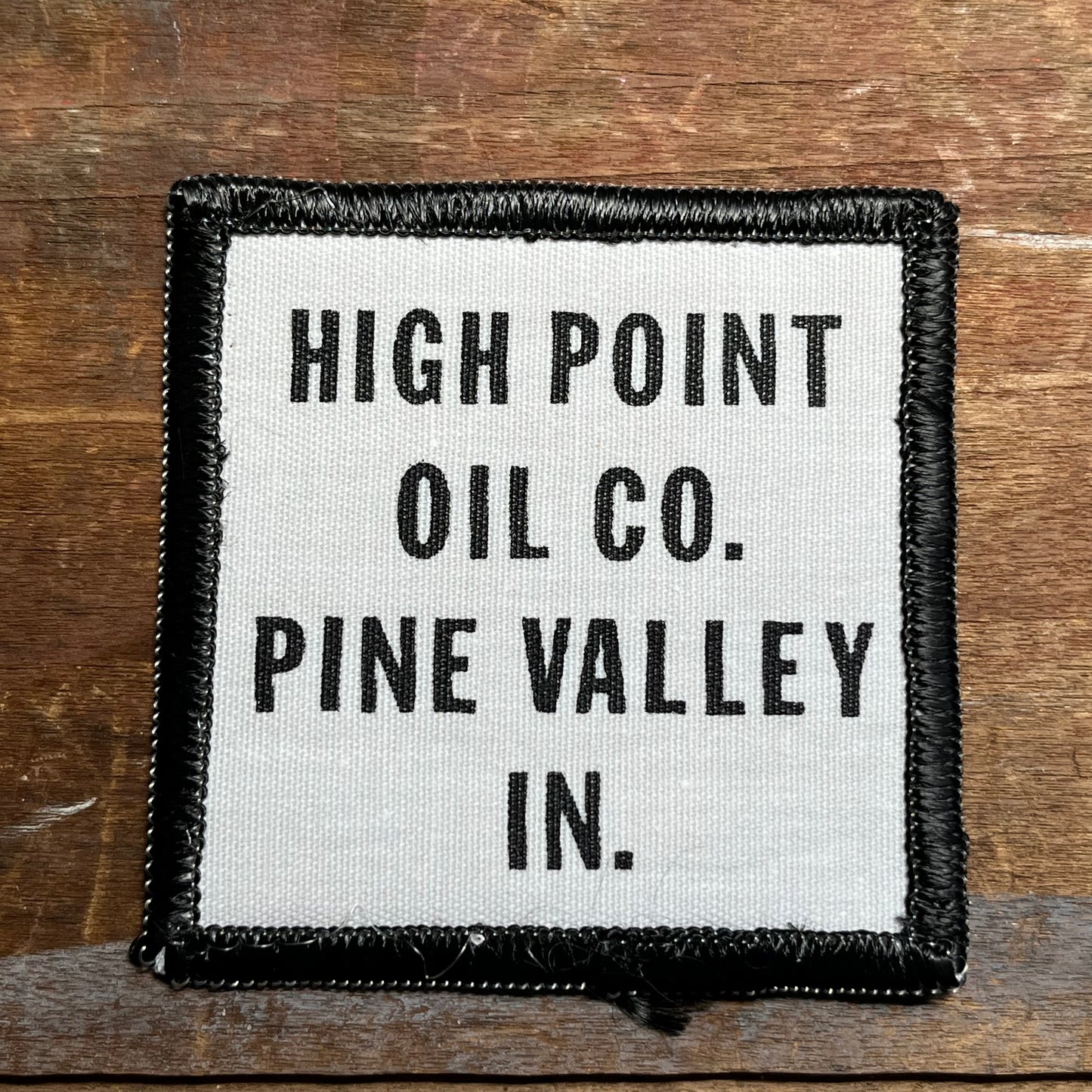 【USA vintage】ワッペン　HIGH POINT OIL CO. PINE VALLEY IN.