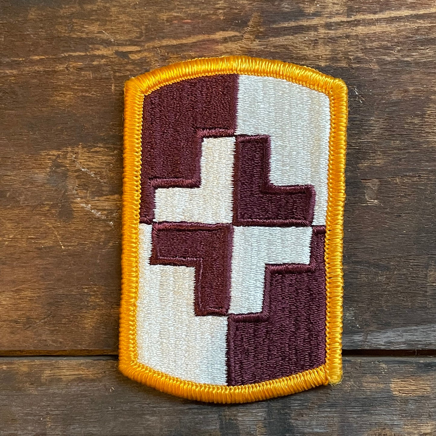 【USA vintage】ワッペン　米軍　第4医療旅団　4th Medical Brigade