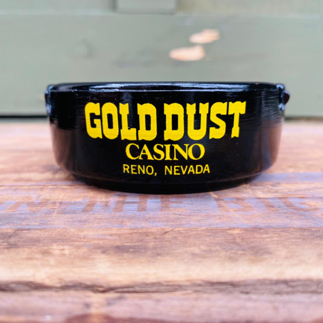 【1950s-1970s USA vintage】アドバタイジング 灰皿 GOLD DUST CASINO