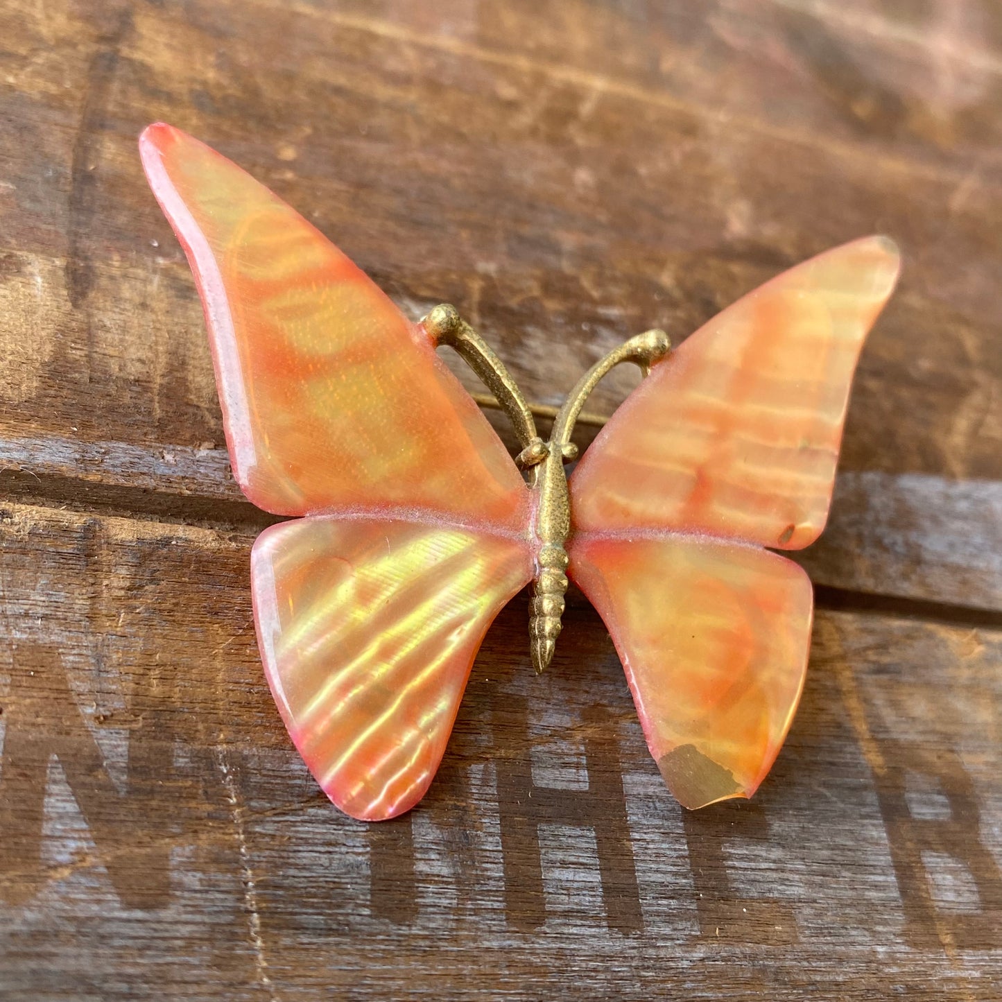 【vintage】NANA butterfly brooch 蝶々 ブローチ
