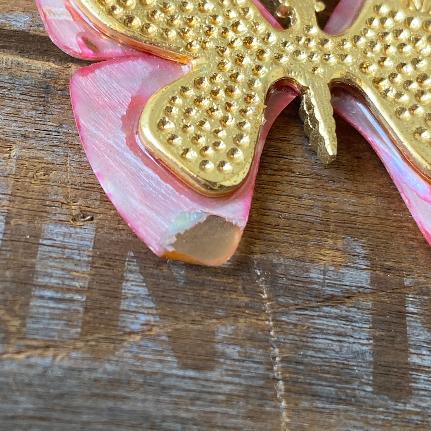 【vintage】NANA butterfly brooch 蝶々 ブローチ