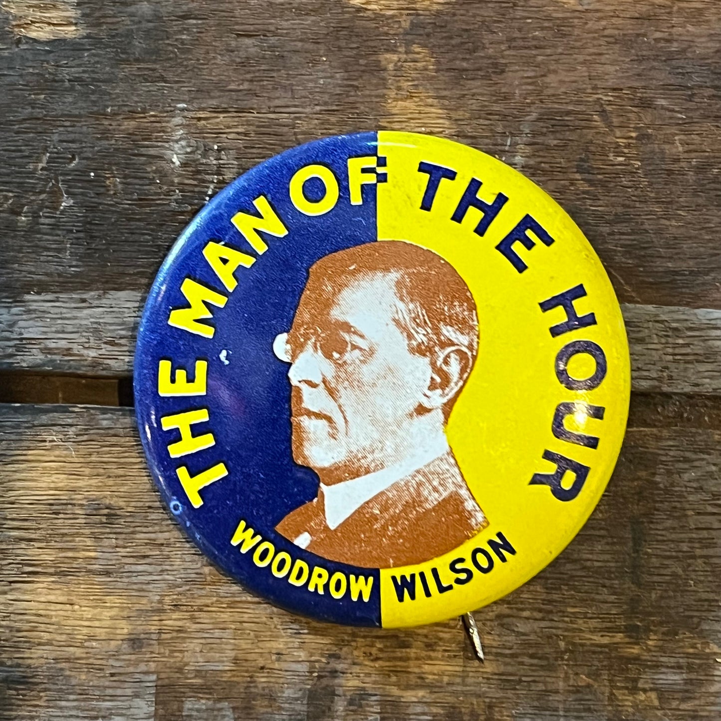 【USA vintage】缶バッジ　ウッドロウ・ウィルソン　大統領選挙