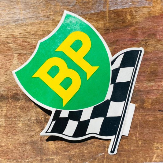 【vintage】ステッカー BP オイル