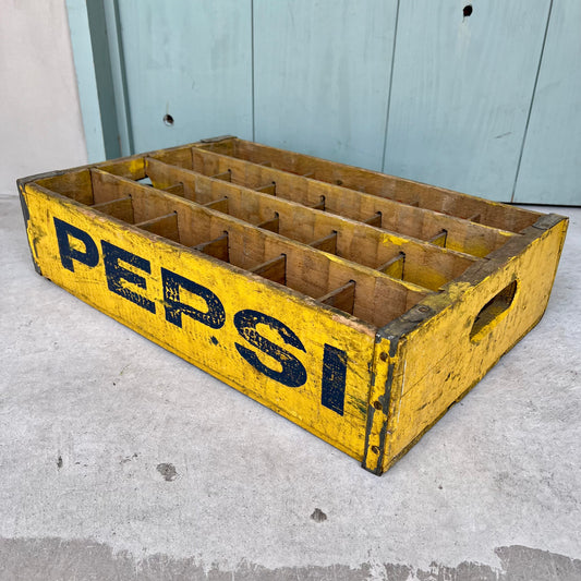 【1960s USA vintage】PEPSI  木箱　仕切り付き