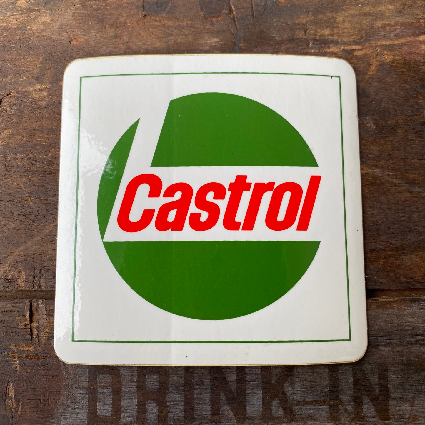 【vintage】 CASTROL カストロール ステッカー 当時物