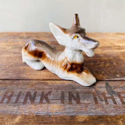 【JPN vintage】オオカミの置物