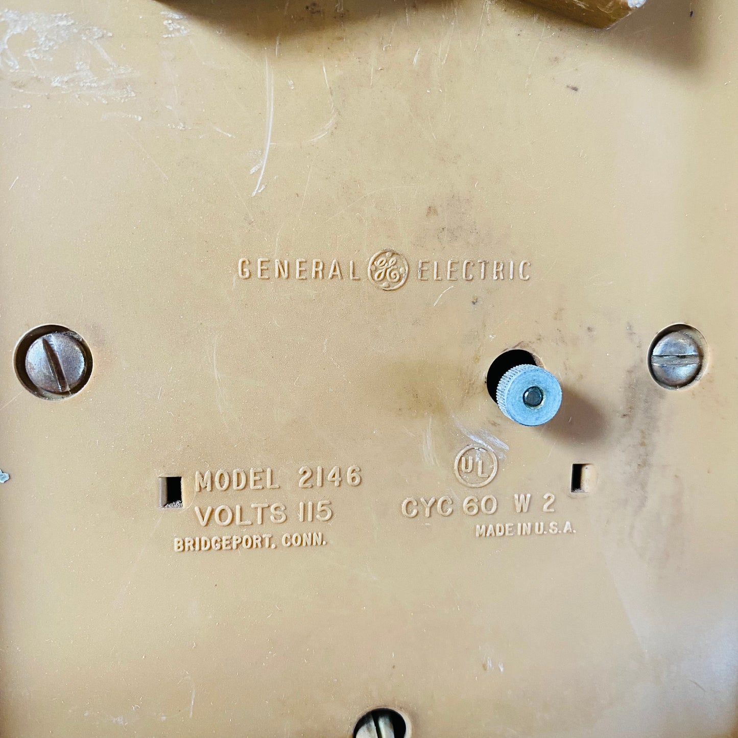 【1960s USA vintage】GENERAL ELECTRIC 掛け時計