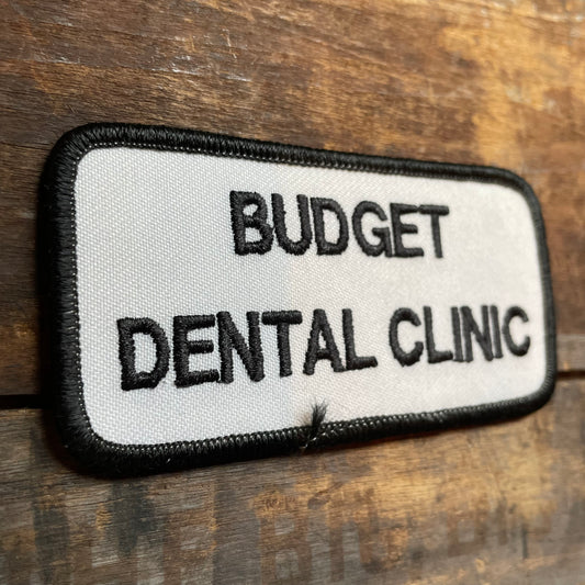 【USA vintage】ワッペン　BUDGET DENTAL CLINIC