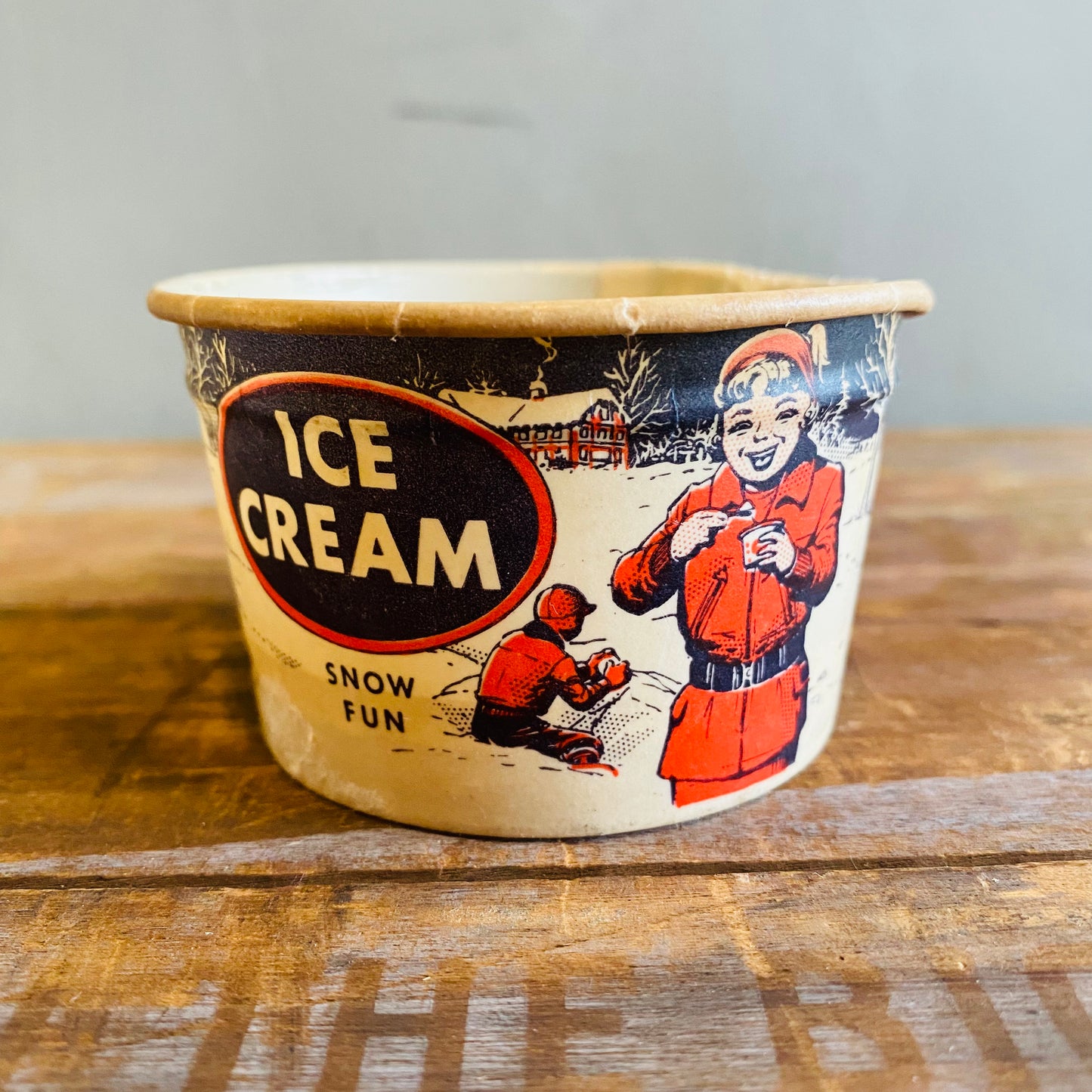 【USA vintage】ice cream cup アイスクリームカップ