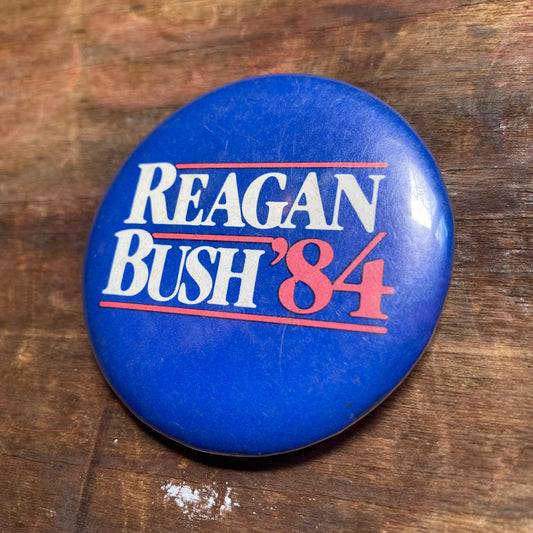 【USA vintage】缶バッジ REAGAN BUSH '84