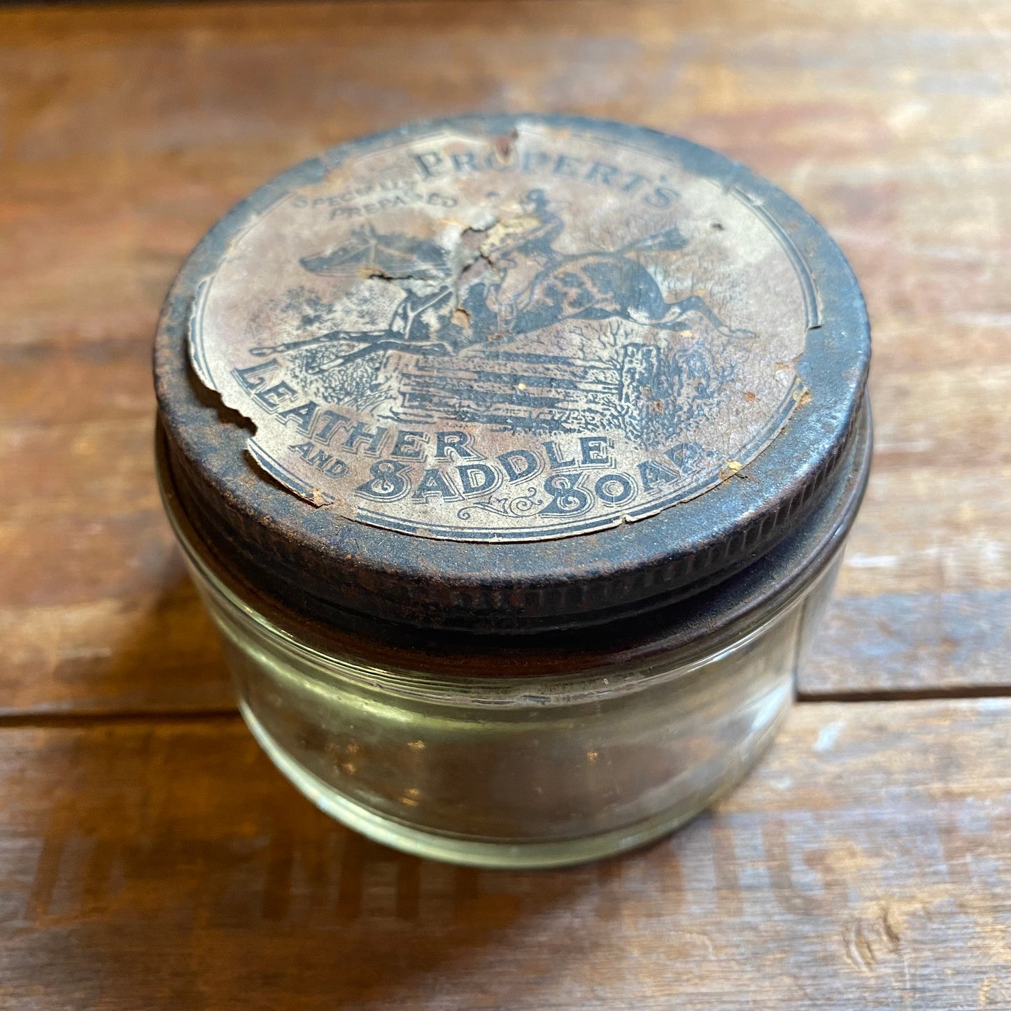 【England vintage】PROPERT'S SADDLE SOAP 瓶