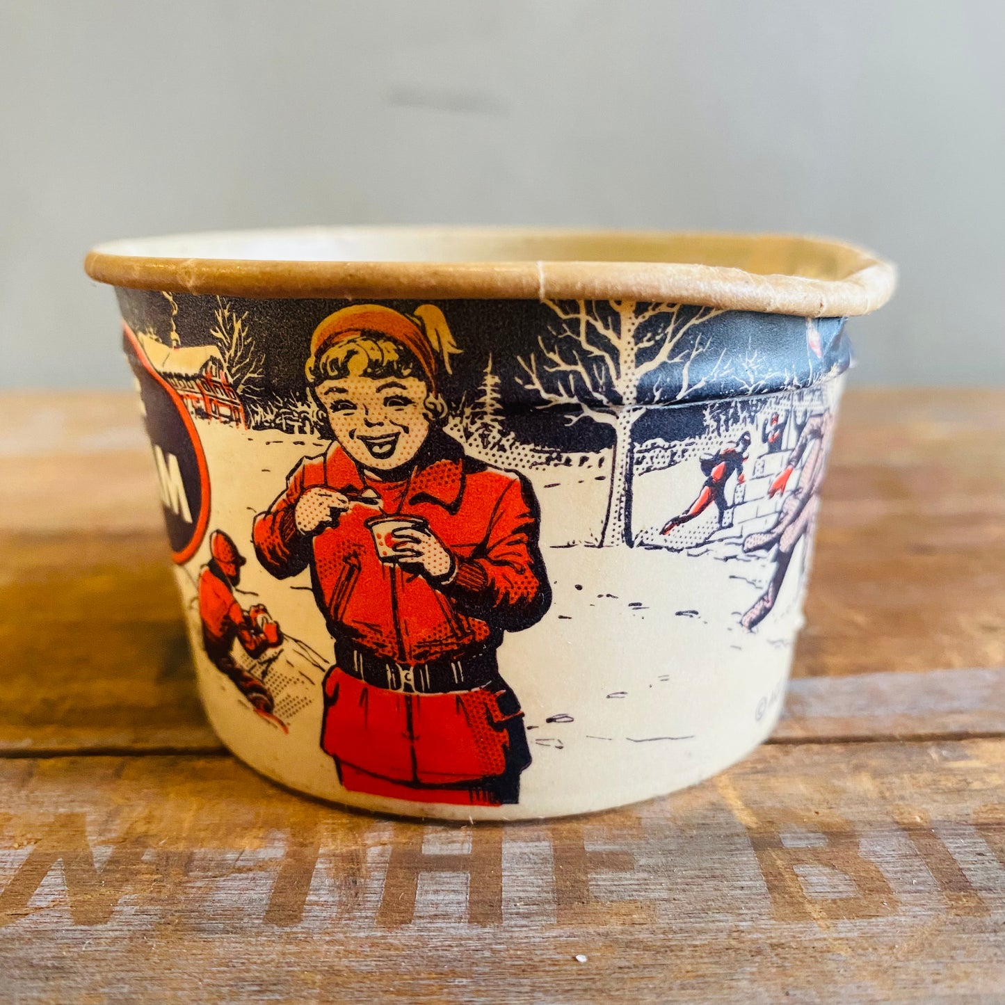 【USA vintage】ice cream cup アイスクリームカップ