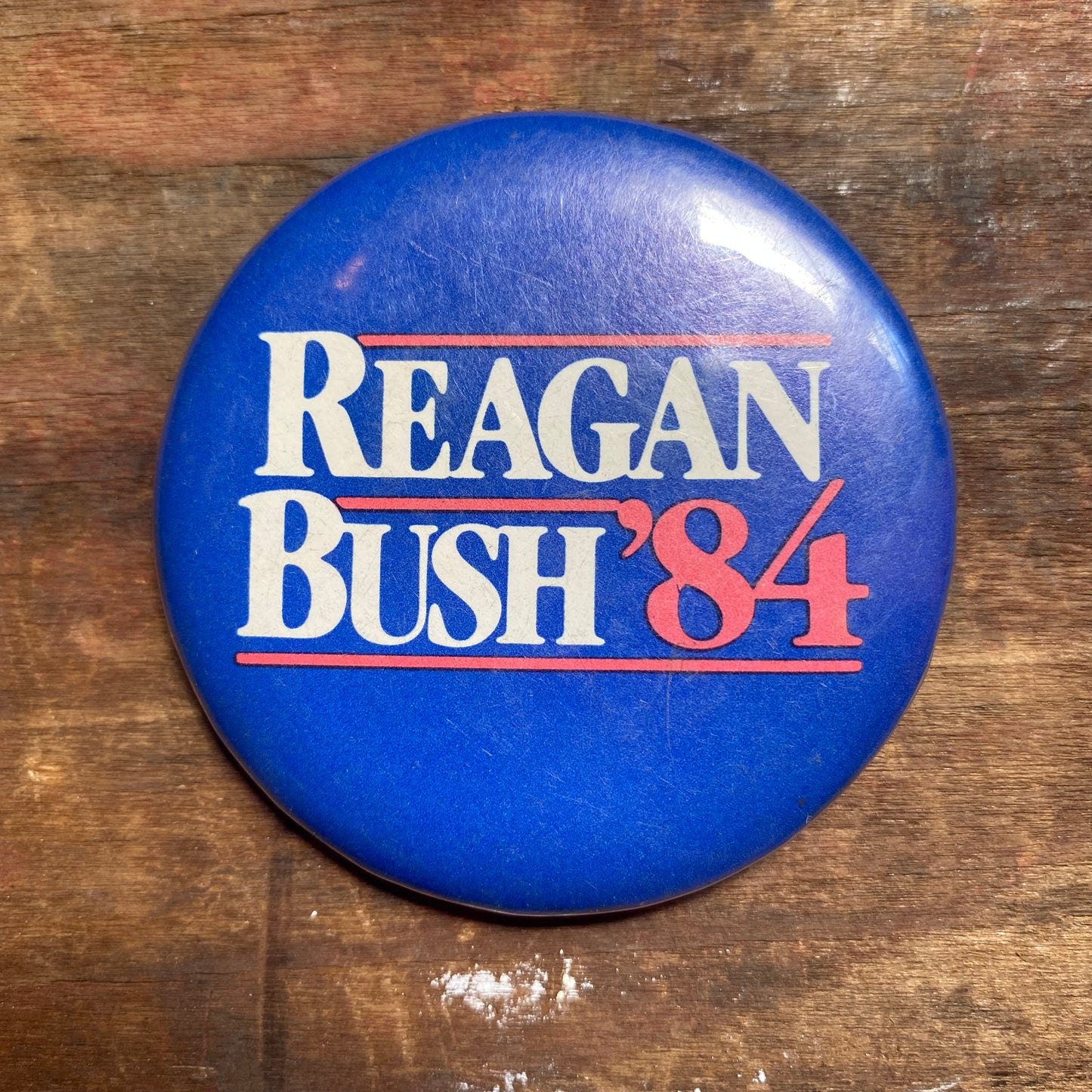 【USA vintage】缶バッジ REAGAN BUSH '84