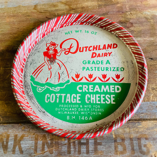 【USA vintage】 COTTAGE CHEESE チーズ 蓋