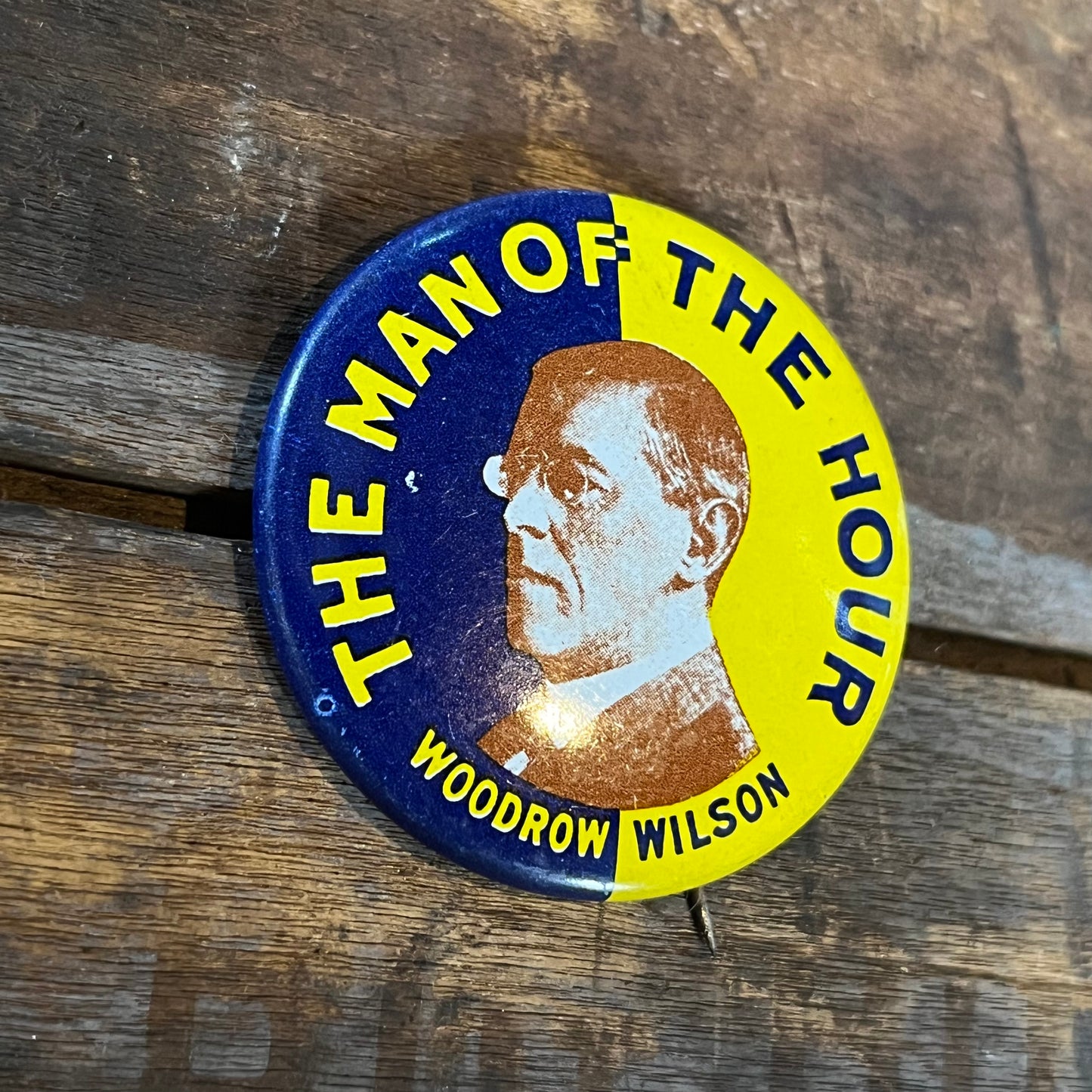 【USA vintage】缶バッジ　ウッドロウ・ウィルソン　大統領選挙