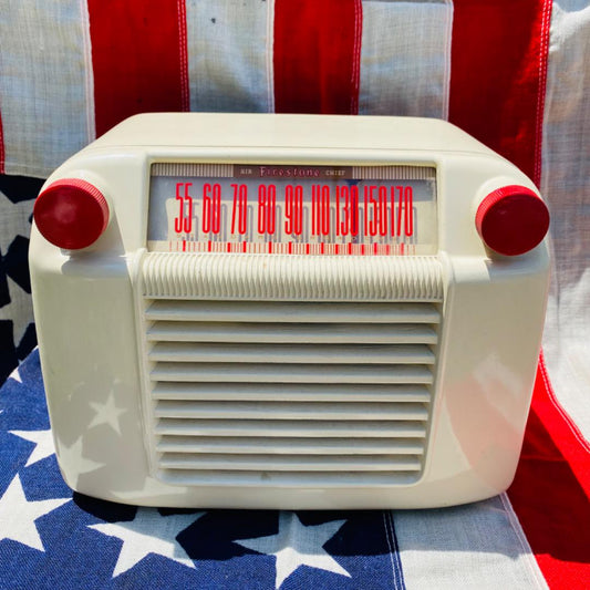 【1948 USA vintage】 Firestone AM 真空管ラジオ