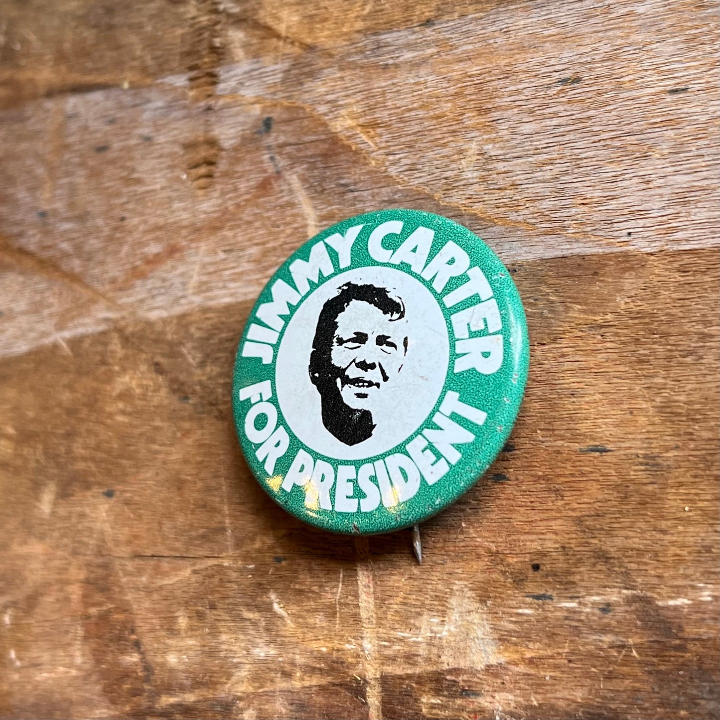 【USA vintage】缶バッジ　ジミー・カーター　大統領選挙