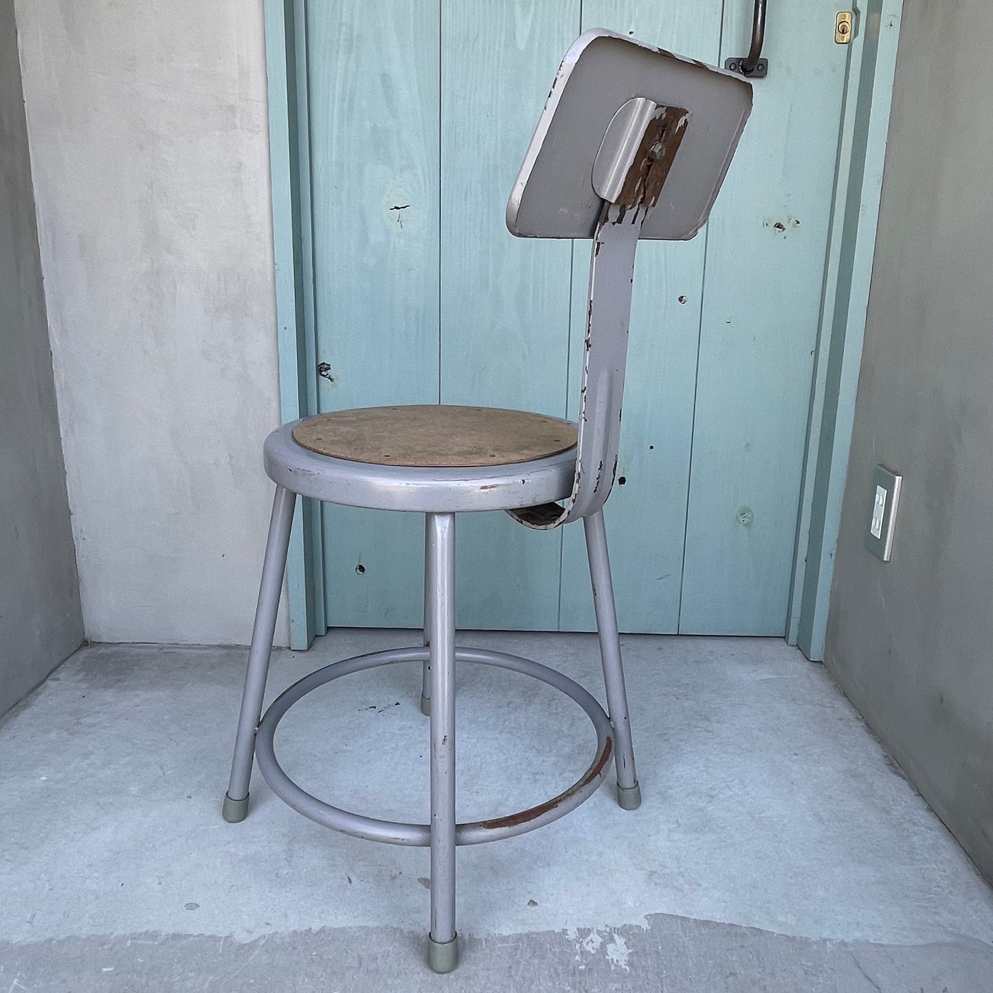 【USA vintage】Factory Chair バックレストチェア