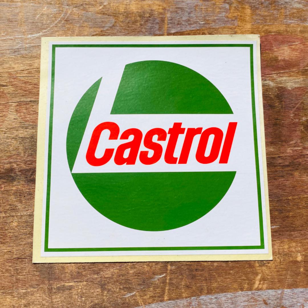 【vintage】castrol カストロール ステッカー