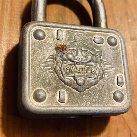 【USA vintage】MASTER LOCK 南京錠 鍵無し