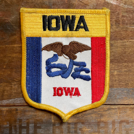 【USA vintage】ワッペン　IOWA