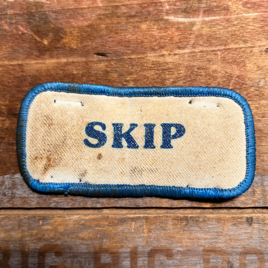 【USA vintage】ワッペン　SKIP