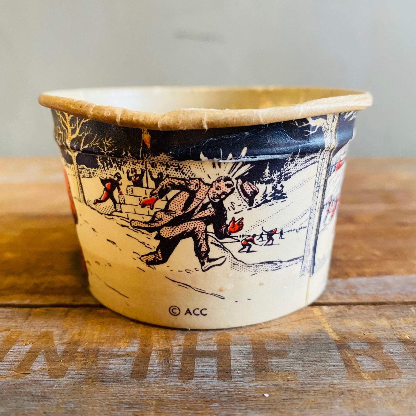 【USA vintage】ice cream cup アイスクリームカップ