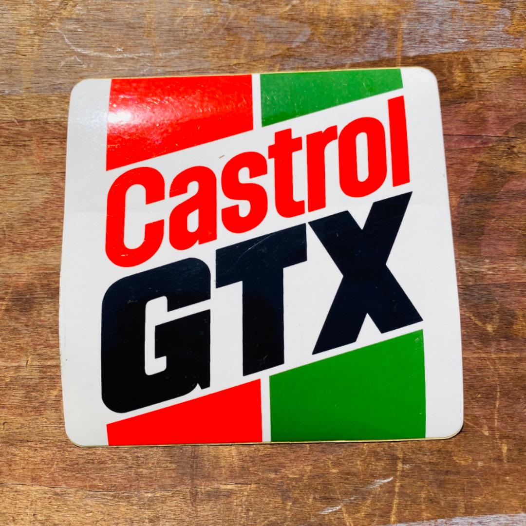 【vintage】ステッカー castrol GTX カストロール